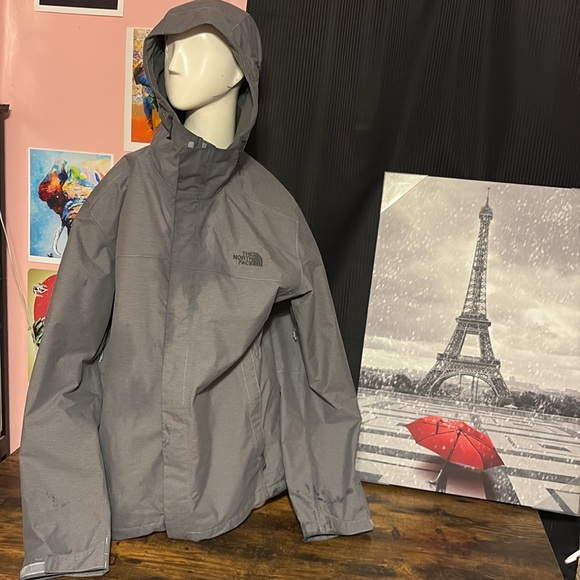 The North Face Men's Gray Hooded Jacket - Picture 3 of 11